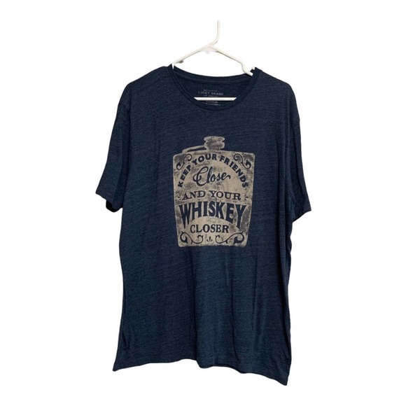 Lucky Brand Other - Lucky Brand Tshirt  Size XL Keep Your Friends Close and your Wiskey Closer